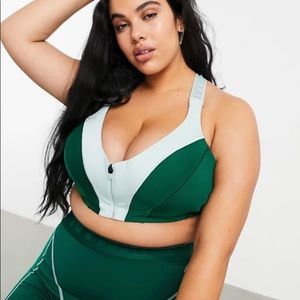 IVY PARK ADIDAS MEDIUM SUPPORT ZIP BRA SIZE 1X